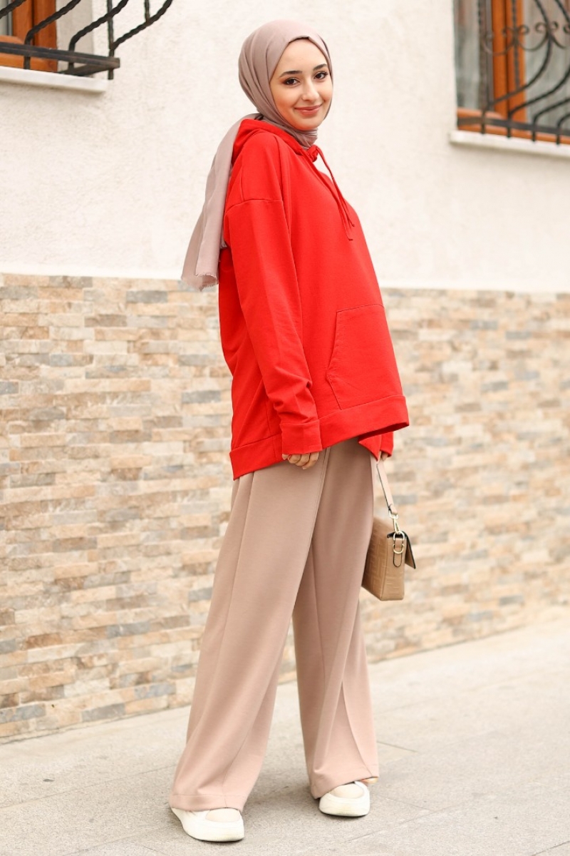 Miros Kırmızı Sweat