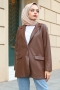 Mouna Kahverengi Ceket