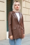 Mouna Kahverengi Ceket