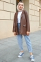 Mouna Kahverengi Ceket