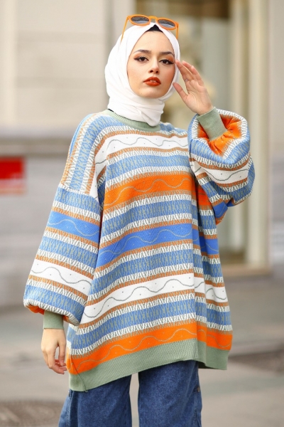 Nasuna Mint Yeşili Kazak