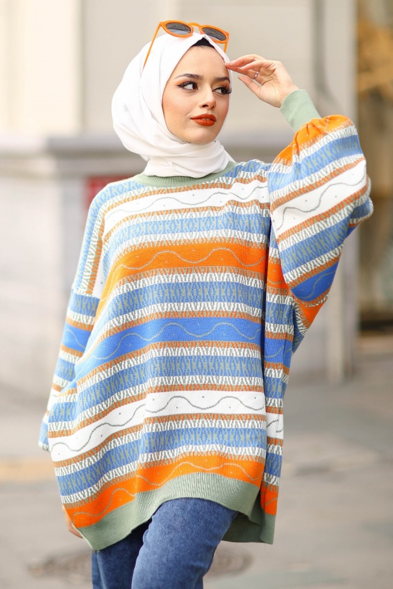 Nasuna Mint Yeşili Kazak