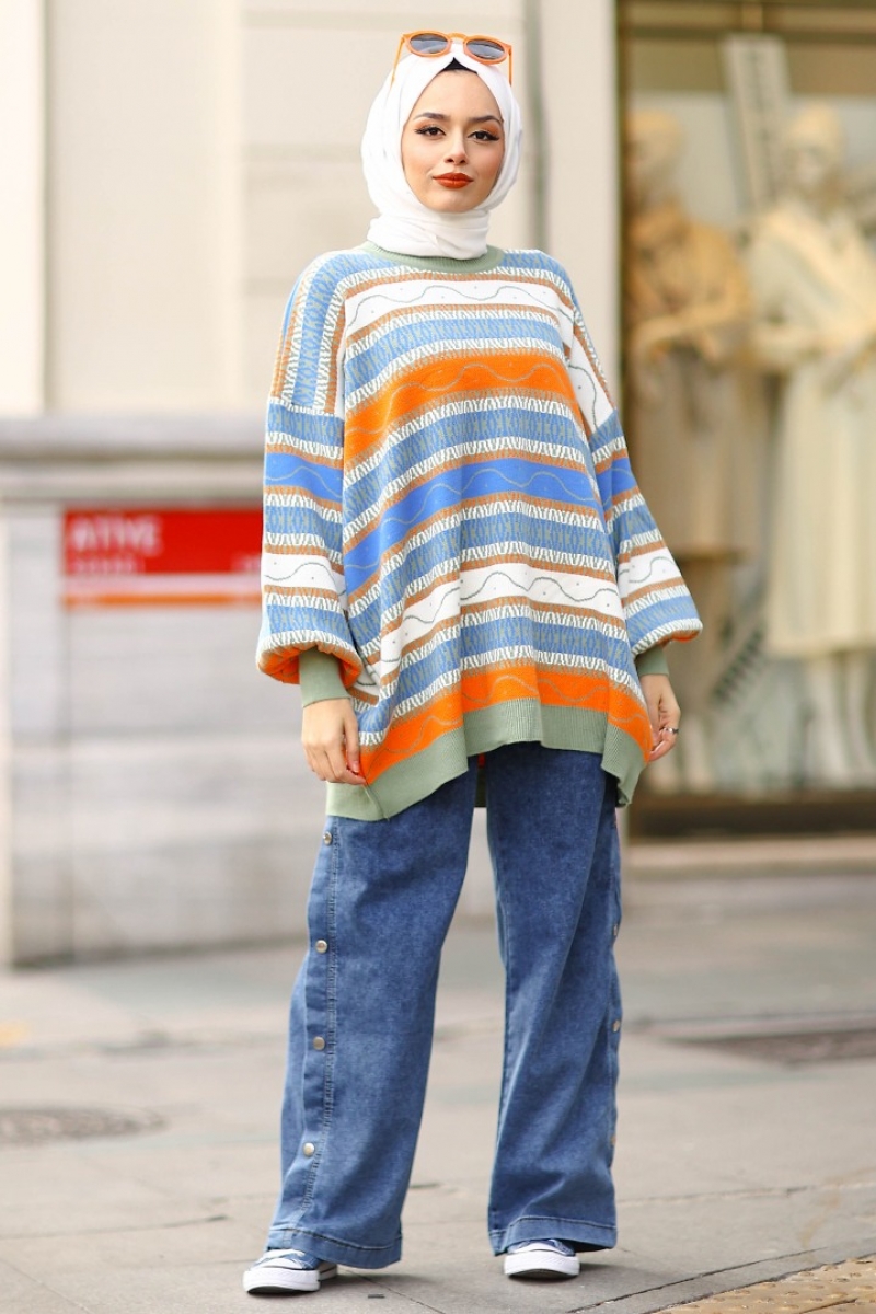 Nasuna Mint Yeşili Kazak