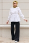 Roya Beyaz Gömlek