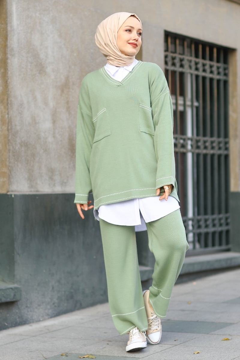 Shanga Mint Yeşili Takım