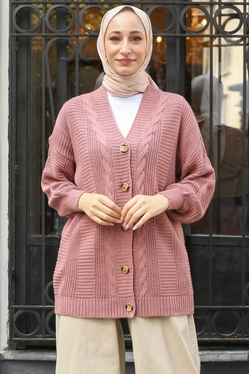 Teddy Gül Kurusu Hırka