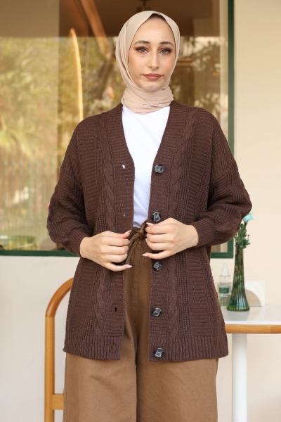 Teddy Kahverengi Hırka