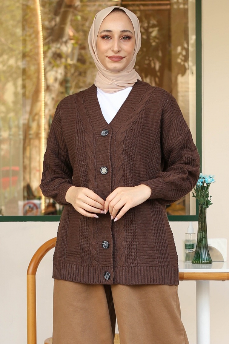 Teddy Kahverengi Hırka