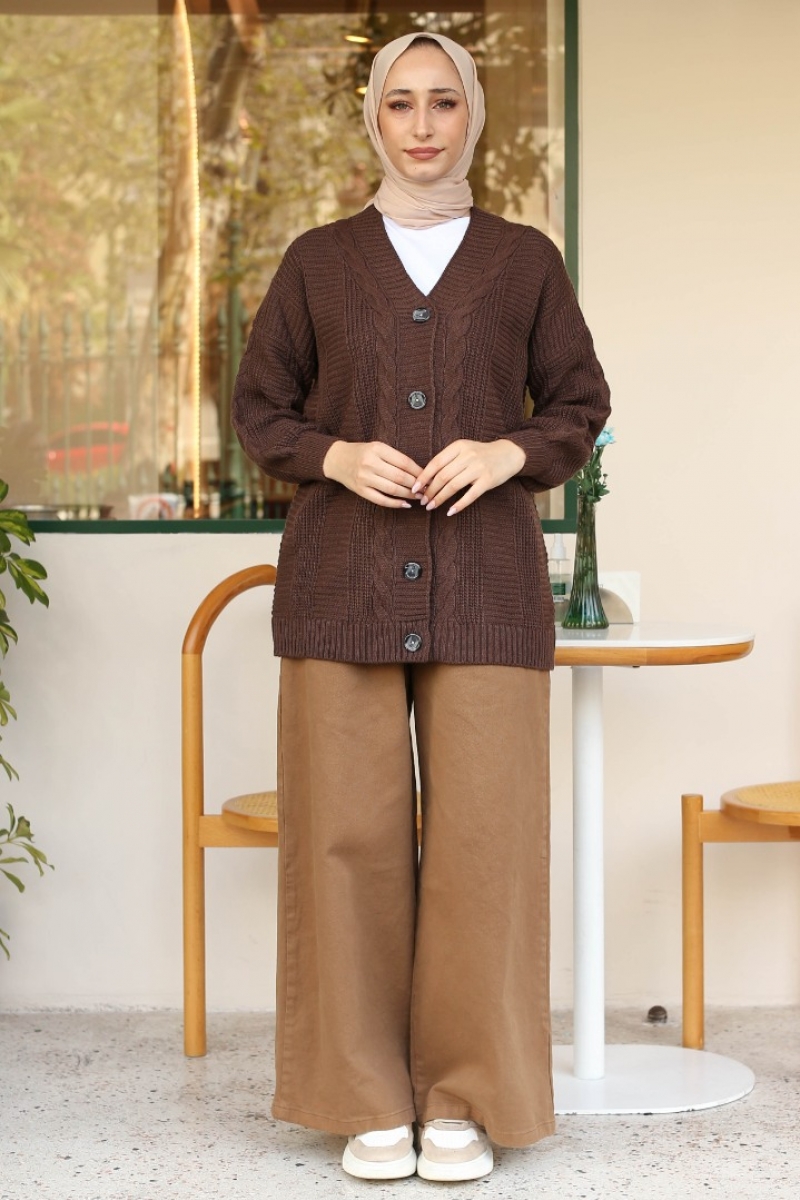 Teddy Kahverengi Hırka