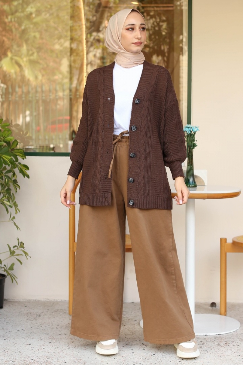 Teddy Kahverengi Hırka