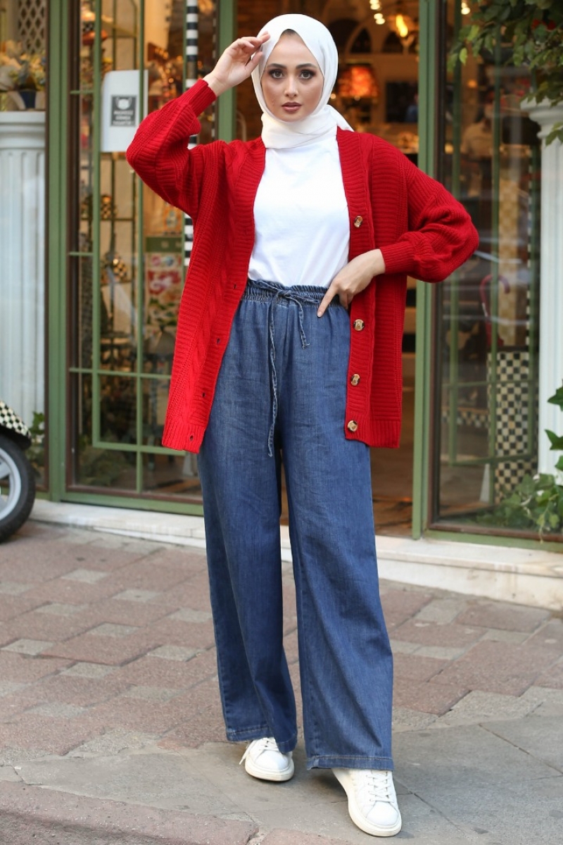 Teddy Kırmızı Hırka