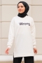 Wrong Beyaz Sweat