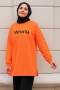 Wrong Turuncu Sweat