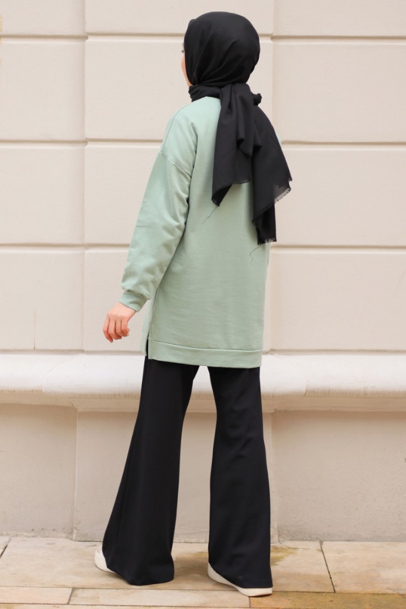 Wrong Mint Yeşili Sweat