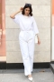 Yanez Beyaz Pantolon