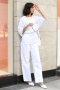 Yanez Beyaz Pantolon
