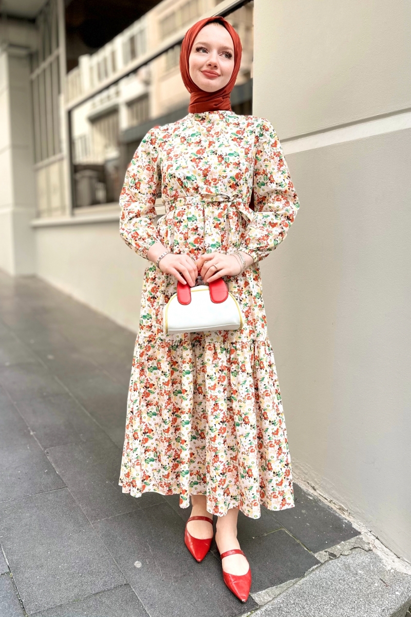 Çisem Kiremit Elbise