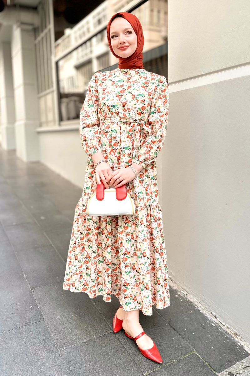 Çisem Kiremit Elbise