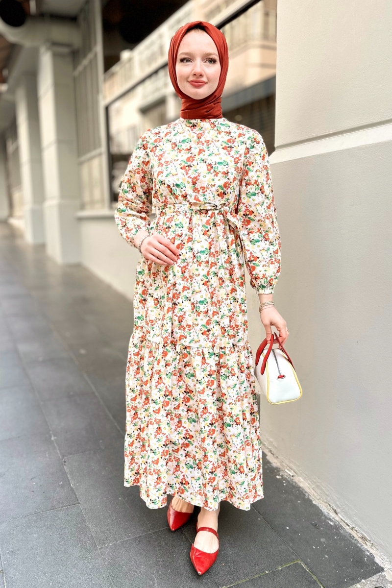 Çisem Kiremit Elbise