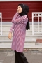 Bryn Bordo Çizgili Tunik
