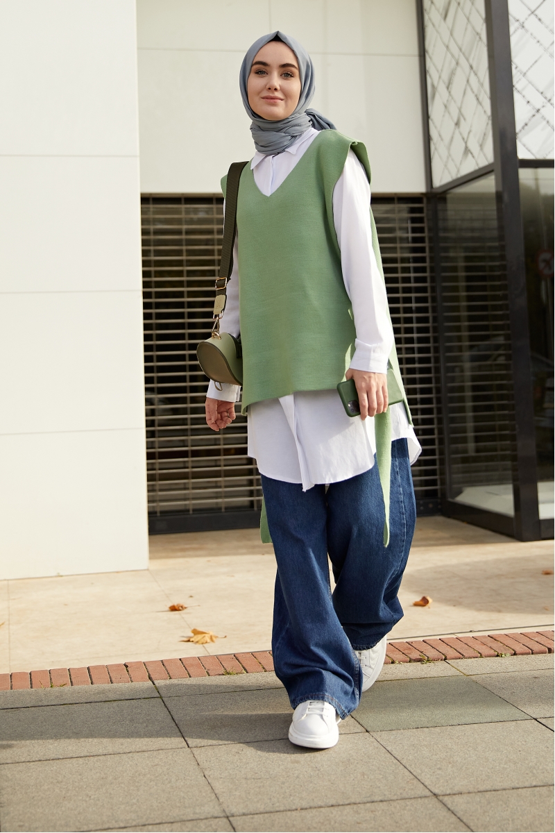 İbiza Yeşil Süveter