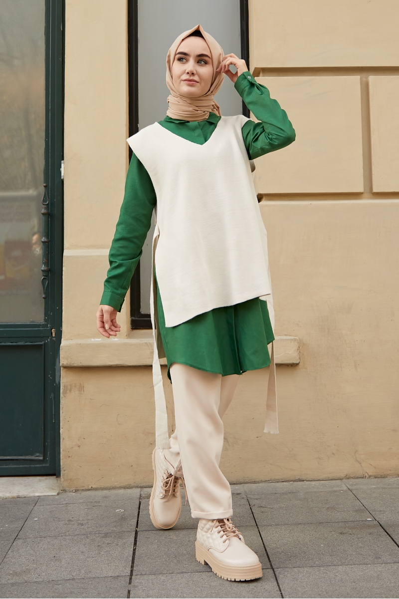 İbiza Ekru Süveter