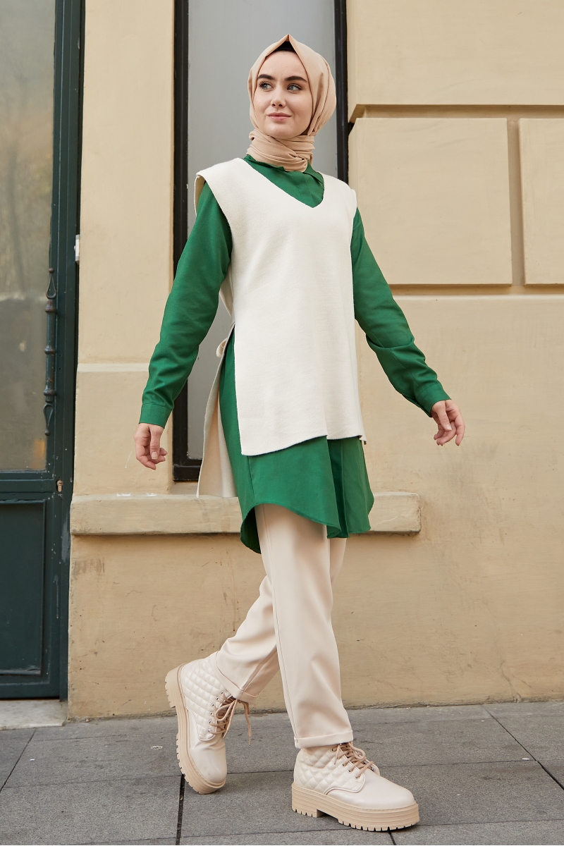 İbiza Ekru Süveter