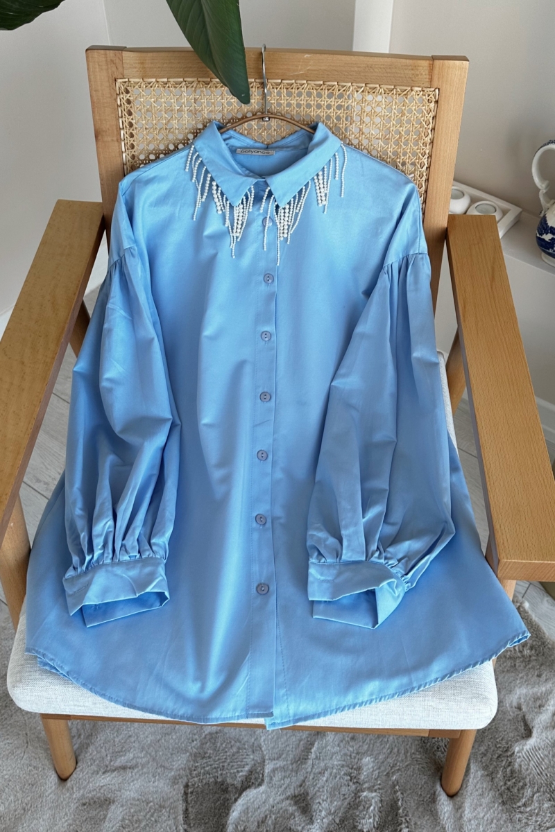 İnci Mavi Tunik