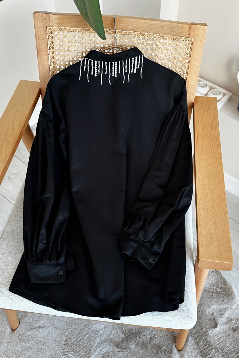 İnci Siyah Tunik