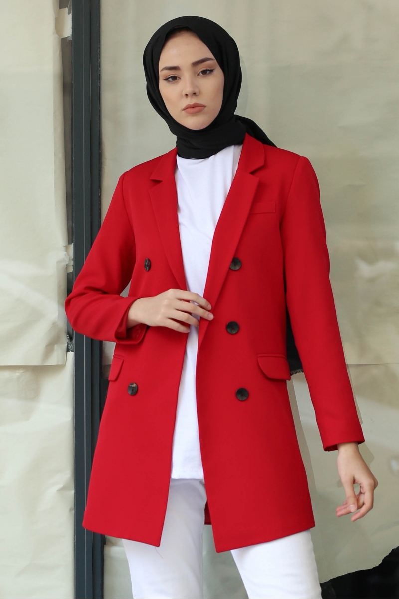 İndiana Kırmızı Ceket