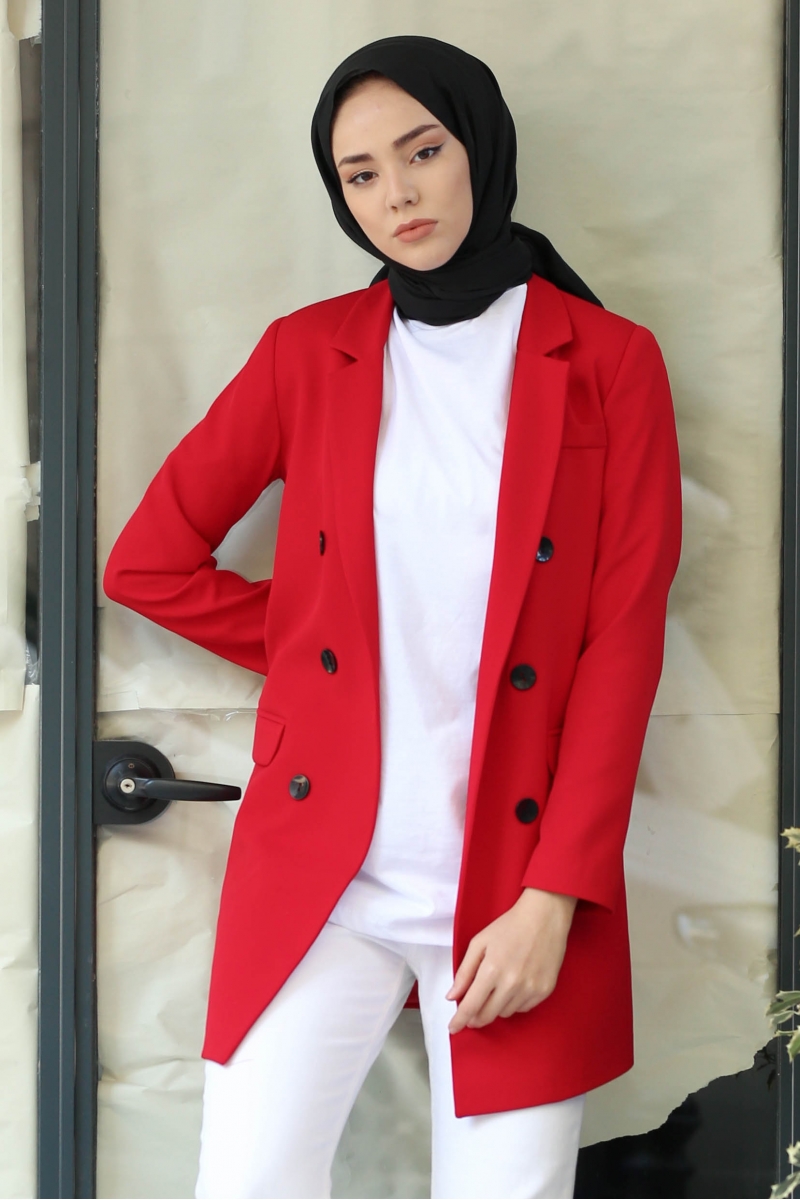 İndiana Kırmızı Ceket