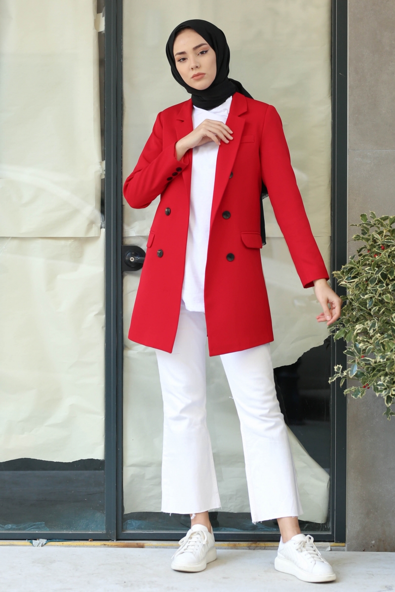 İndiana Kırmızı Ceket