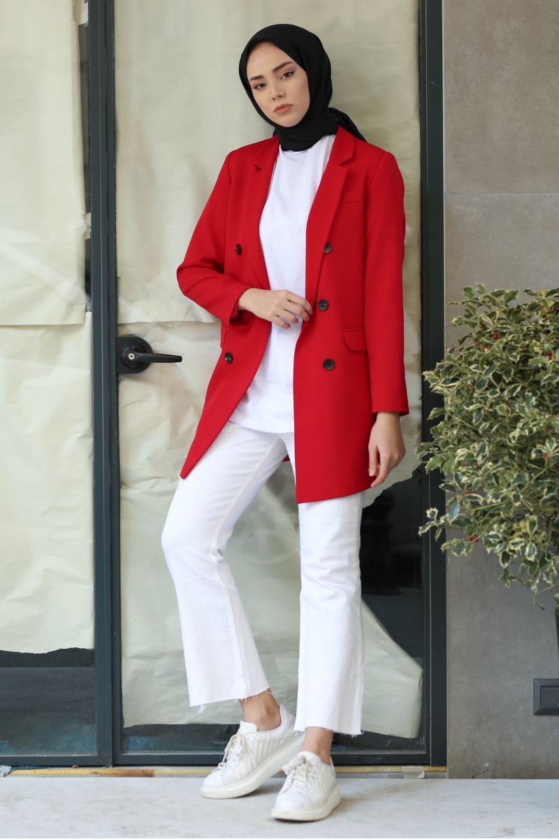 İndiana Kırmızı Ceket