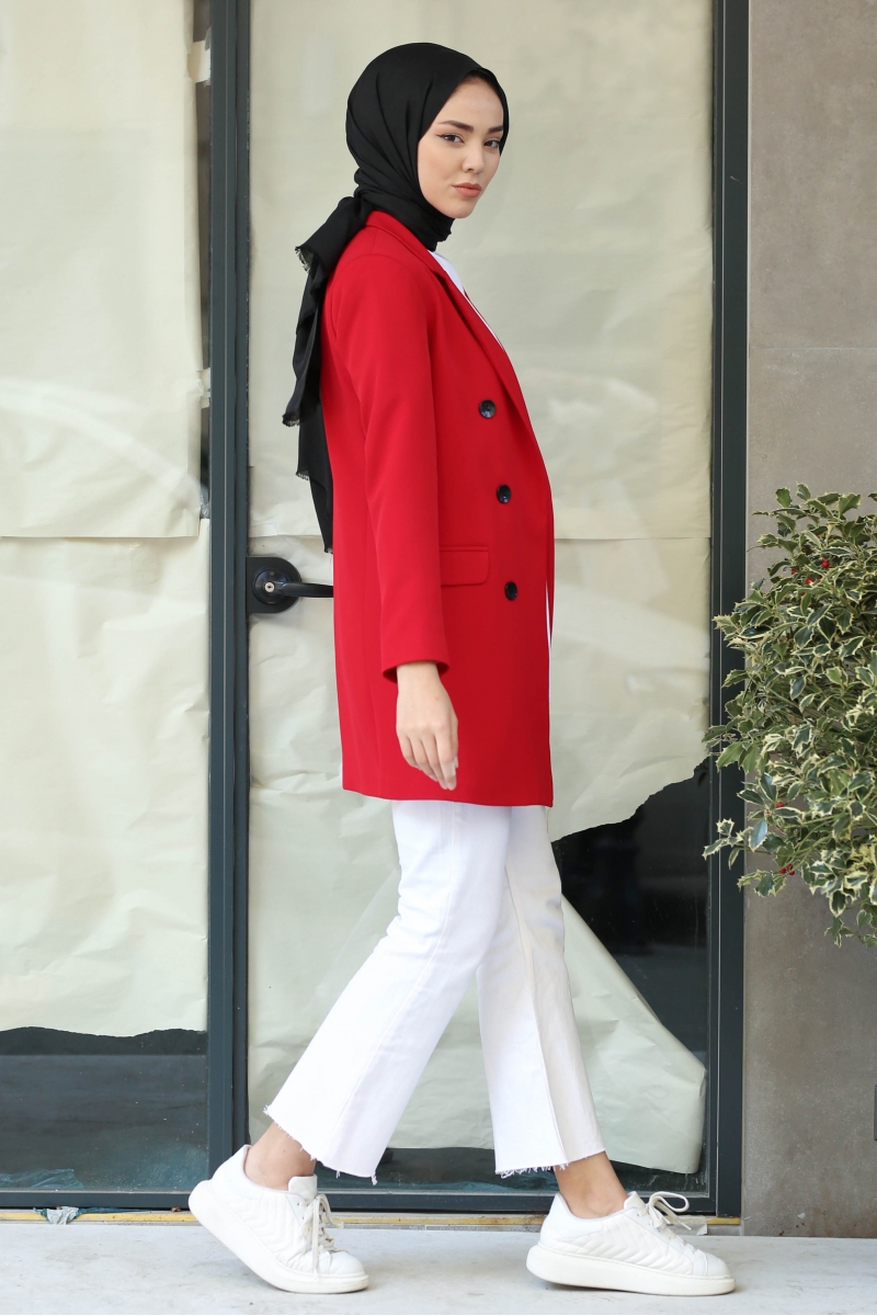 İndiana Kırmızı Ceket