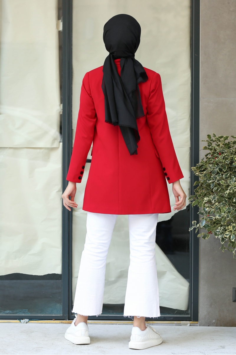 İndiana Kırmızı Ceket