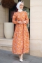 İvya Turuncu Elbise