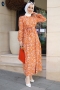 İvya Turuncu Elbise