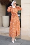 İvya Turuncu Elbise
