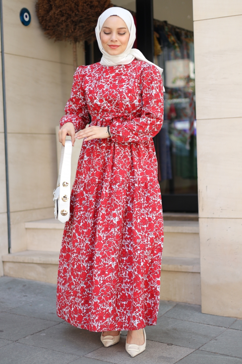 İvya Kırmızı Elbise