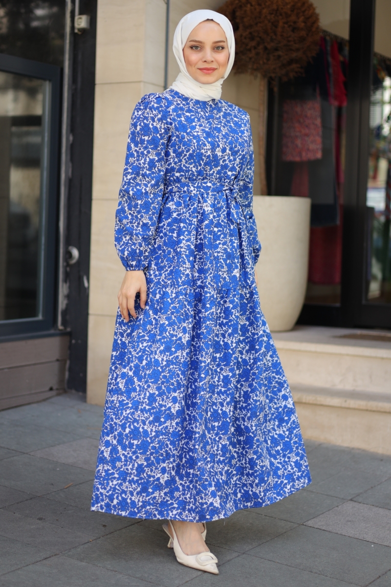 İvya Mavi Elbise
