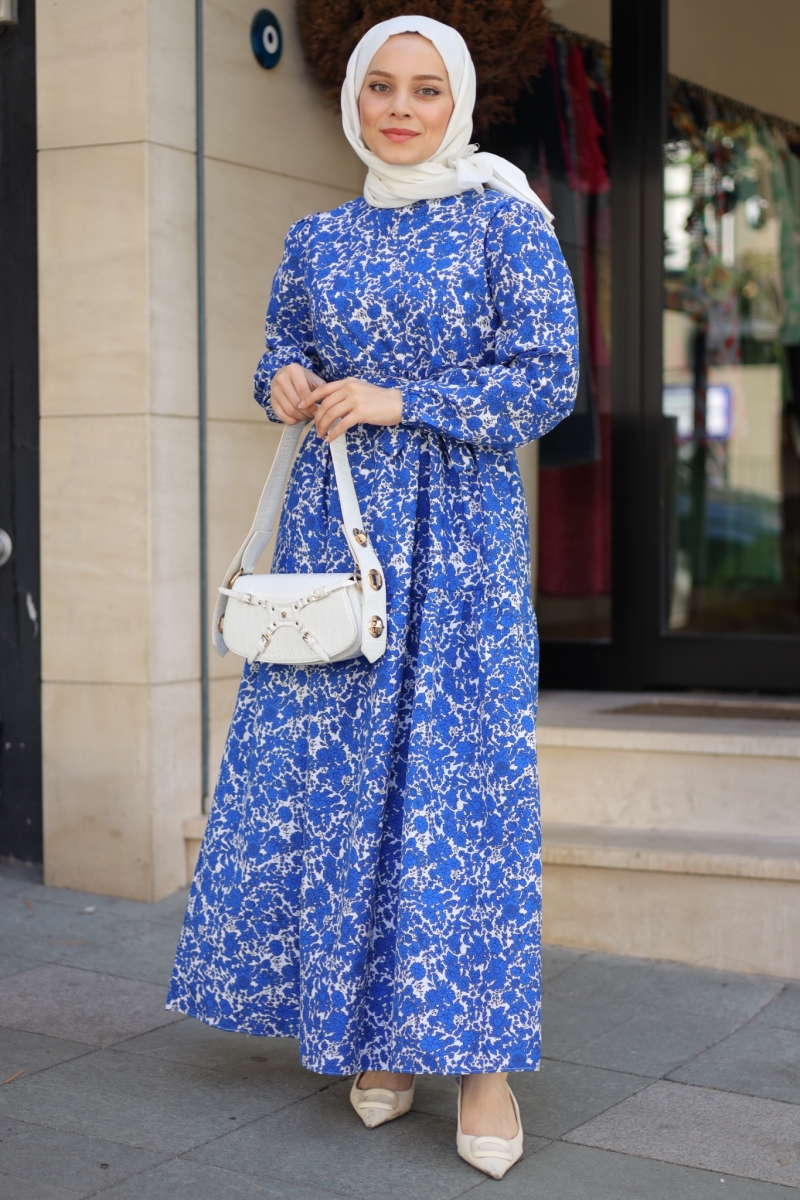 İvya Mavi Elbise