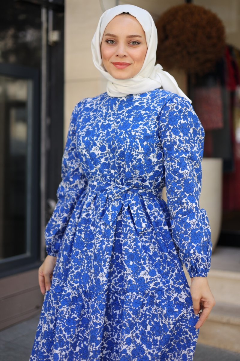 İvya Mavi Elbise